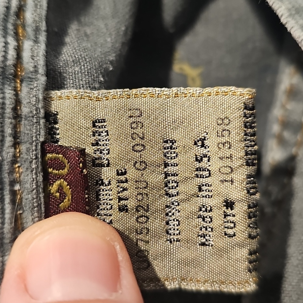 7 For All Mankind Light Gray Straight Leg Jeans - Picture 4 of 9